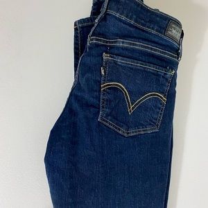 Levi's too superlow women jeans sz 5L Made in Mexico